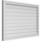Ekena Millwork Vertical Surface Mount PVC Gable Vent: Functional, w/ 2"W x 1-1/2"P Brickmould Frame, 42"W x 28"H GVPVE42X2802SF - alternate 5